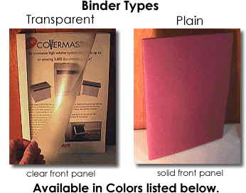 binder types